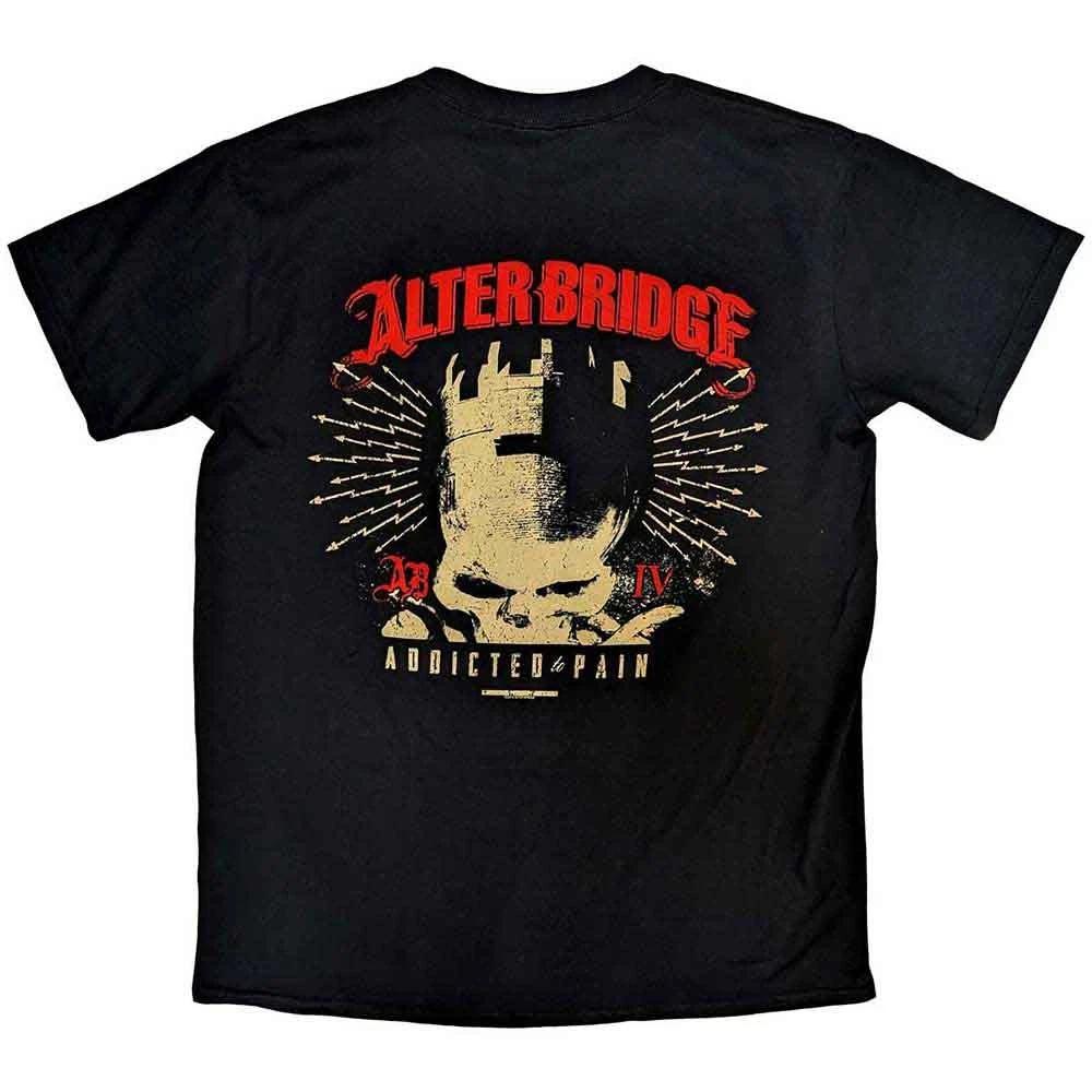 Alter Bridge T Shirt Addicted To Pain Band Logo new Official Unisex Black S