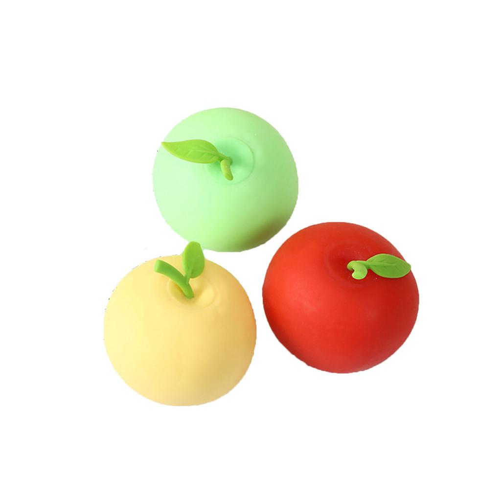 Fruit Shaped Sensory Stress Relief Squishy Toy Soft Slow Rising Foam Squeeze Ball for Kids and Adults Random Design Included