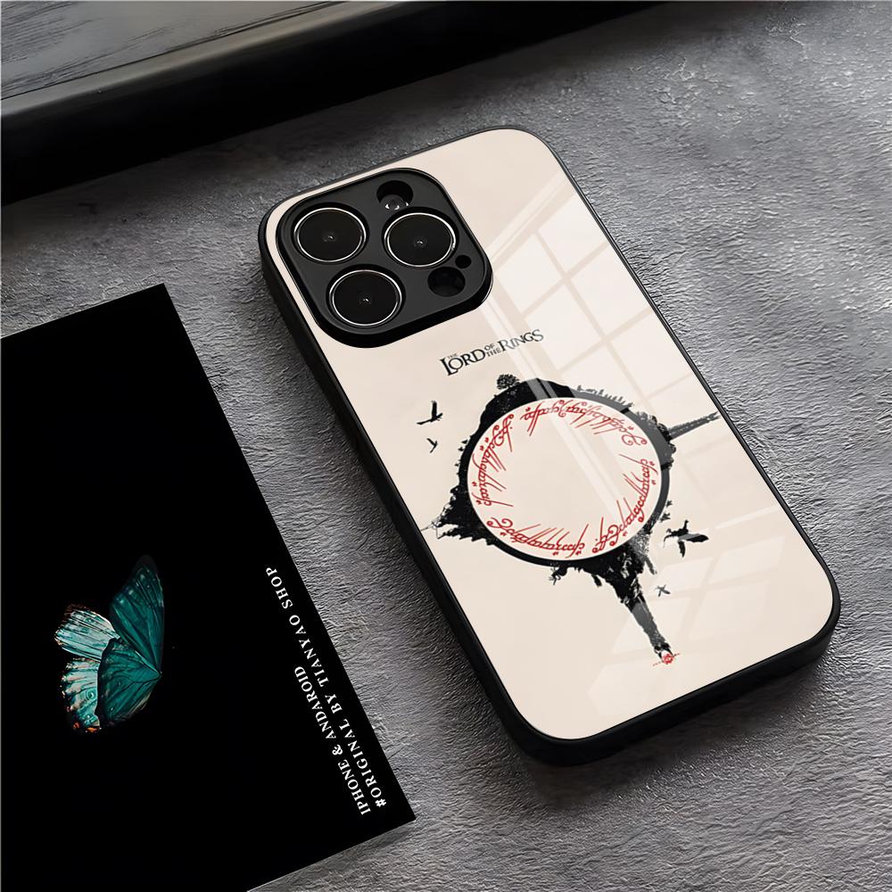 T-The L-Lord OF -The Rings Phone Case For IPhone 17 Pro Max 15 Pro 16 14 Plus 12 13 Mini 11 Pro Shockproof Glass Cover