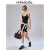 Mitaogirl Kendall Jumpsuit Women's One-Piece Beauty Back One-Piece Shorts Abdominal-Shaping Slimming Yoga Workout Clothes Summer
