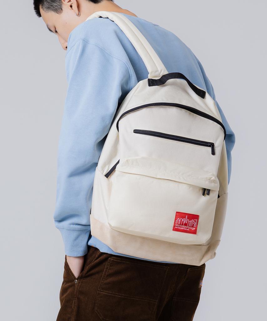 Manhattan Portage 1211 Big Apple Backpack L Ivory Suede