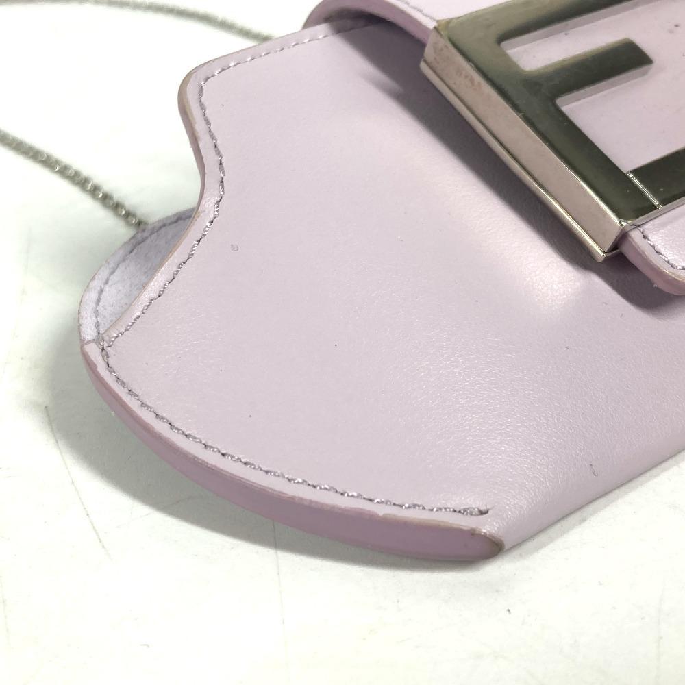 Fendi 7AS069 Eyewear Sunglasses Case FF Logo Glasses Case With Chain Pouch