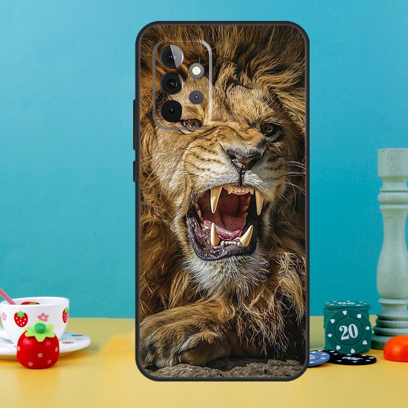 Roaring Lion Case For Samsung Galaxy A35 A26 A16 A05 A55 A15 A32 A12 A22 A52 A54 A34 A14 A56 A36 A13 A53