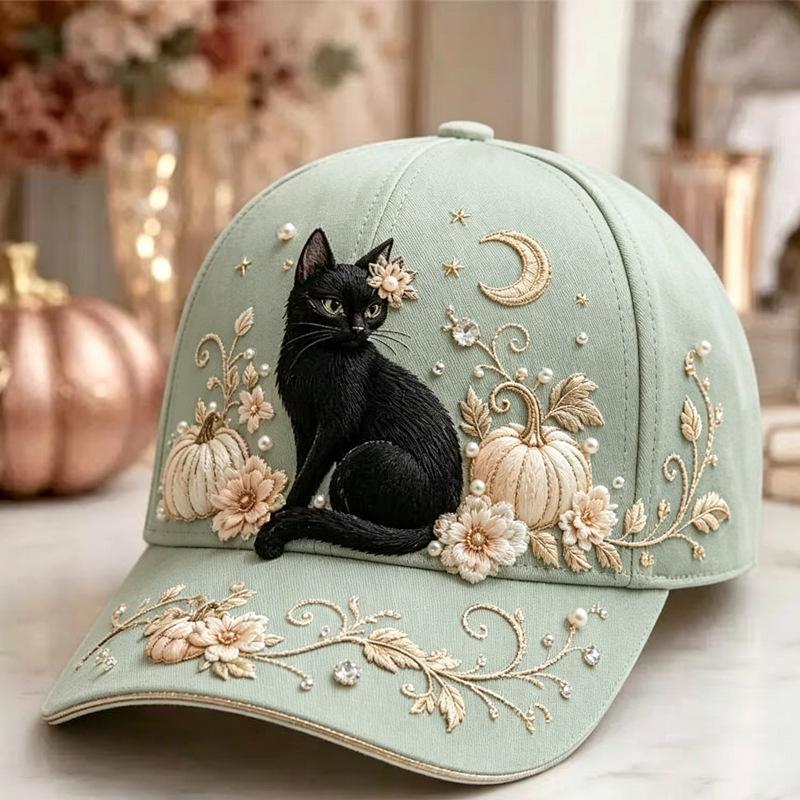 D print Halloween baseball cap women's spring and summer sunshade sun protection cap American style versatile fashion hat sun protection
