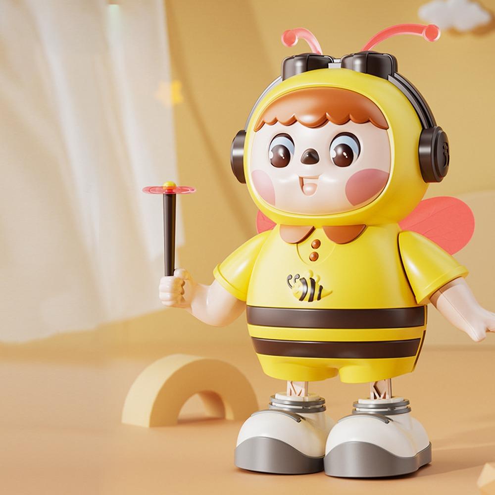 

Sound Recording Electric Bee Toy Music Singing Dancing Bee Toy Early Education Toy Children красный