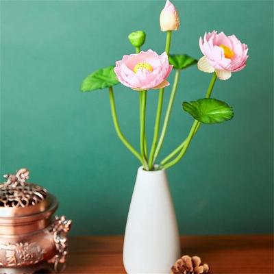 30cm Simulated Flowers Home Decor Light Pink Silk Flower
