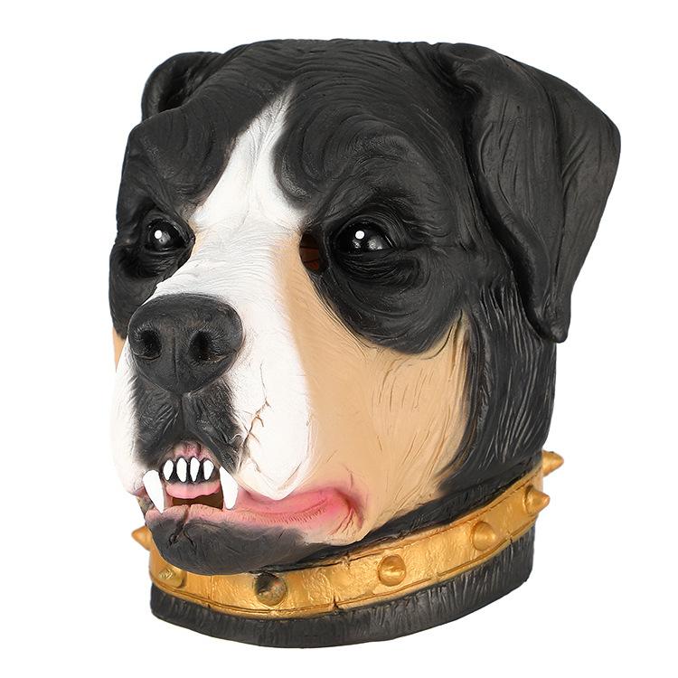 Halloween-Maske, Latex-Kopfbedeckung, niedliche Tiermaske der zwölf Sternzeichen, für Bar, Tanzparty und Kostümaufführung
