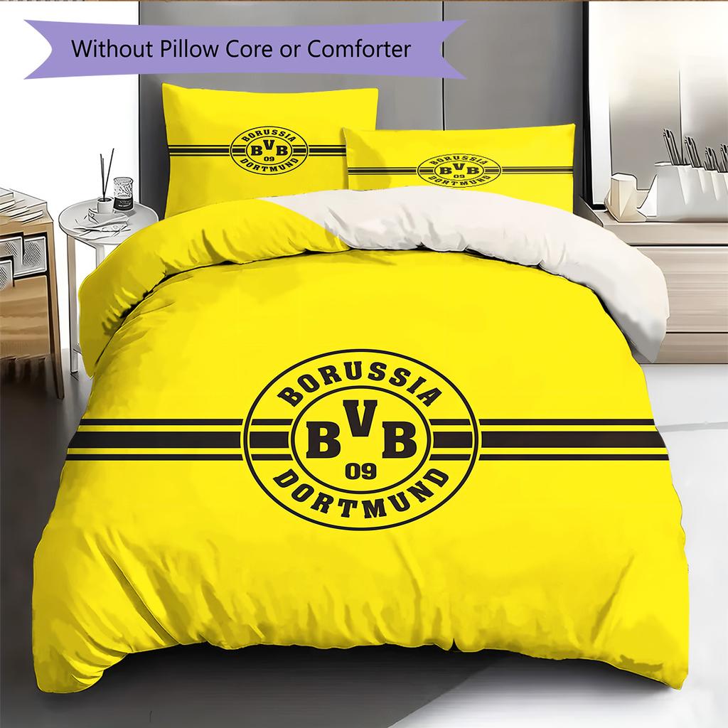 BVB092 Pattern Bedding Quilt Set Home Decoration Gift (1 * Duvet Cover + 2 * Pillowcase Without Core)