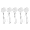 5pcs Soft Nail Dust Cleaning Brush Nail Art Powder Removal Brushes Manicure DIY Tool White