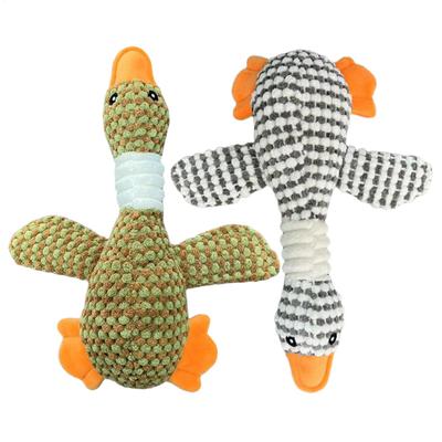 Pet Plush Toy Plush Stuffed Animal Duck Dog Interactive Toys Teeth Cleaning Large Dog Entertainment Puppy Boredom Pet Plush Toys