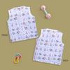 LuvLap Baby Boys & Girls Regular Fit Cotton Sleeveless Jhabla Set, Soft Muslin Fabric, Breathable Everyday Wear, 5 PCS