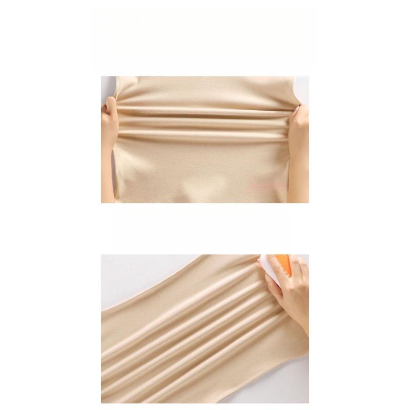 Damska koszulka termiczna jesień zima nowa wszechstronna gładka wysoki dekolt długi rękaw dwustronny polar warstwa wewnętrzna stylowy top