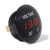 PPIOOY Waterproof Voltmeter for Motorcycle Car Digital Display LED Display