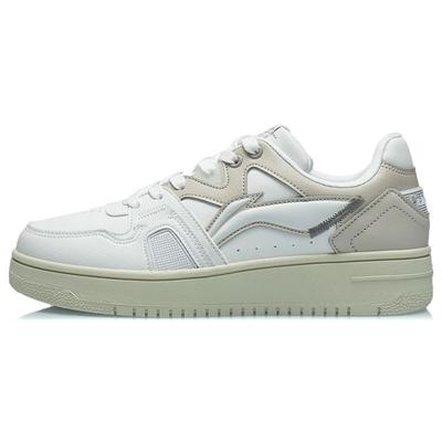 Non-Slip Wear-Resistant Low-Top Skate Shoes Women Sneakers Champagne White AGCR466-3