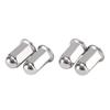 2 Exhaust Gaskets & 4 Cap Nuts For Honda CB/CL160/175/200 XL/XR250/350/500/600