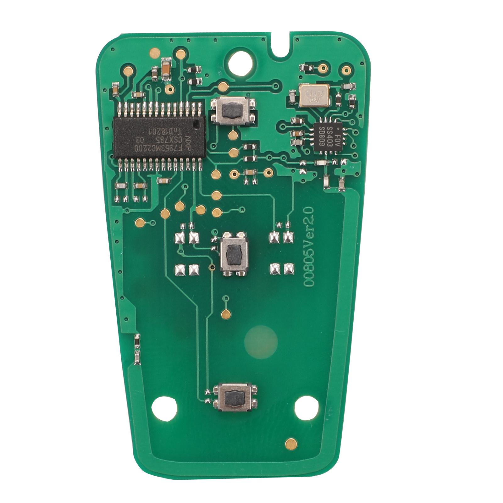 

jinyuqin Smart Keyless Go Remote Key 433 МГц для Peugeot 308 408 508 5008 Citroen C4 C4L DS4 DS5 4A ID46 Chip 434 МГц Keyless яркий бордовый