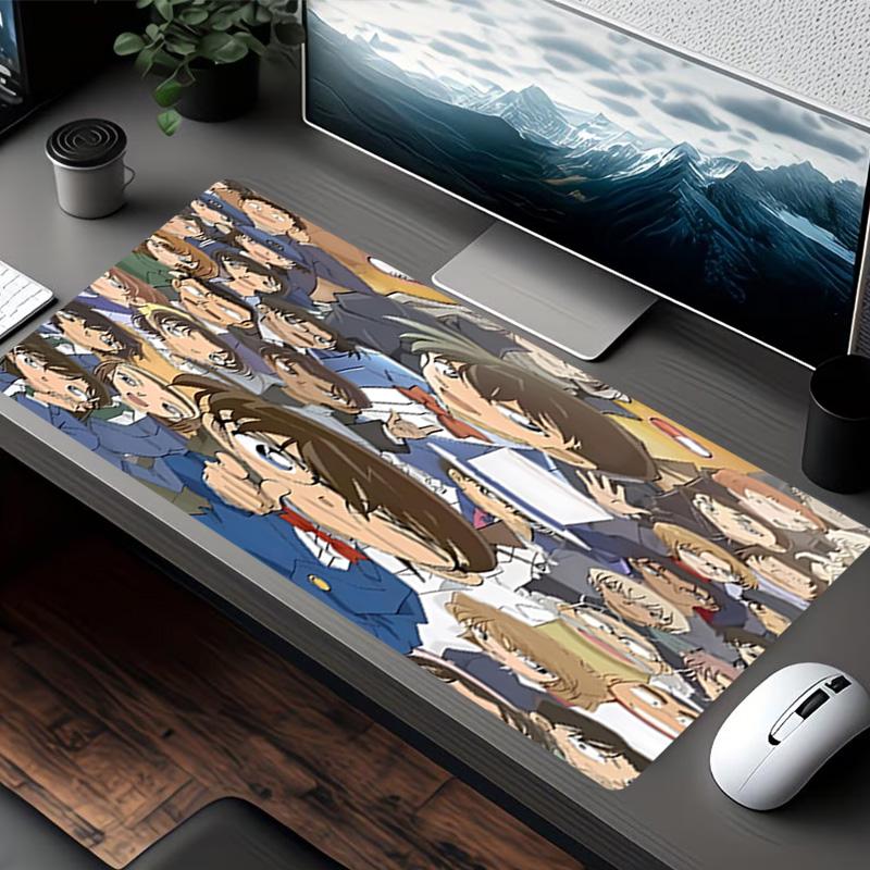 Detective Conan Print Mouse Pad, for Keyboard Pad Laptop PC Mat for Office Home Use, Desk Decor, Perfect Birthday Gift for Gamers