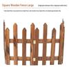 Anti-Corrosion Round Wood Garden Fence Panel
