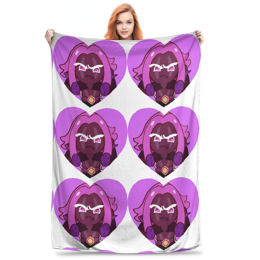 Apple Candy Cookie Run Kingdom Blankets  Flannel Vintage Soft Throw Blanket for Bed Sofa Textile Decor