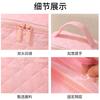Large Capacity Travel Makeup Bag Set With Waterproof PVC Material Dual Compartment Handheld Cosmetic Organizer Women