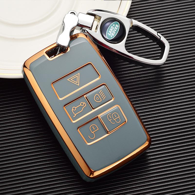 Land Rover Key Case: Compatible with Range Rover Evoque, Velar, Defender, Discovery Sport, Freelander - Unisex Car Shell Bag