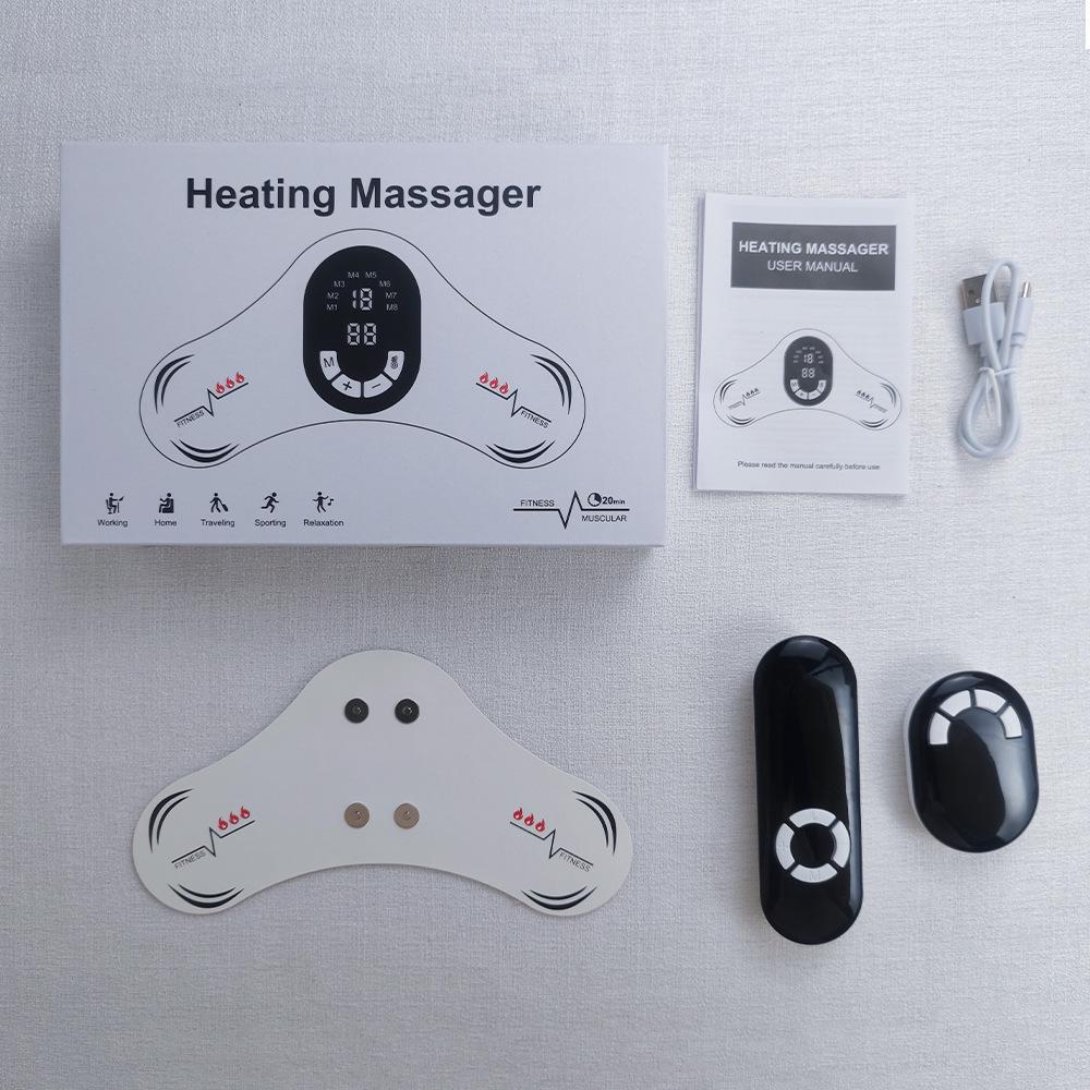 Cross-border EMS Automatic Double Pulse Waist Massage & Sculpting Device