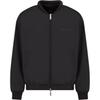 Solid Logo Letter Emblem Short Casual Jacket Men Jackets Black 6DZBL8-ZN5KZ-1200