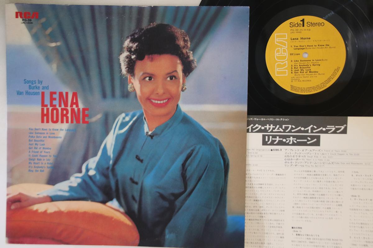 

LP Record LENA HORNE - Songs By Burke And Van Heusen PG39 RCA 1977 Japan Jazz Used