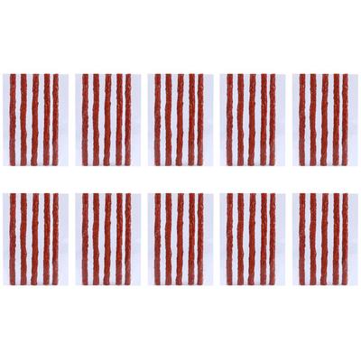 50pcs Tubeless Tire Repair Scooter Bike Automobile Motorcycle Rubber Strips Kit Plug Tire Punct