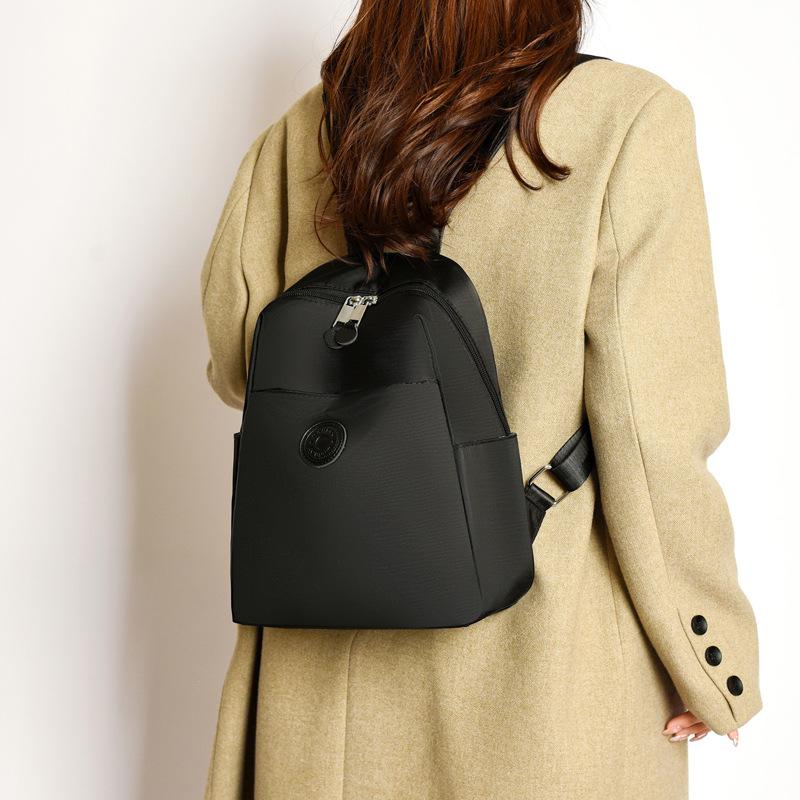 Oxford Multifunktionaler Rucksack Einfarbig Damen Große Kapazität Wasserdicht Reise-Rucksack