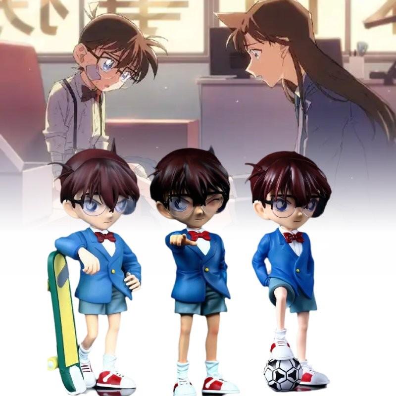 Edogawa Skateboard Conan Football Pvc Toy Model Desktop Decoration Gift Child