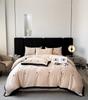 Simple light luxury Class A maternal and infant grade 4pcs set embroidered quilt cover bed sheet sleeping naked bedding 3pcs set