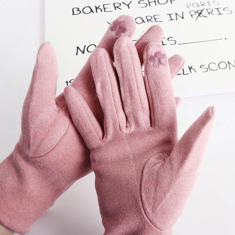 Cold Protection Full Finger German Fleece Women's Gloves Korean Style Mittens  Gloves