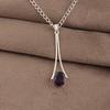 Amethyst Gemstone 925 Sterling Silver Handmade Jewelry Designer Pendant 1.79" Gift For Birthday PP-69-1
