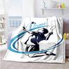 Badminton Enthusiast Personalized Name Blanket Cozy Customizable Blanket Soft & Cozy Throw For Sofa Office Living Room Nap for All Occasions