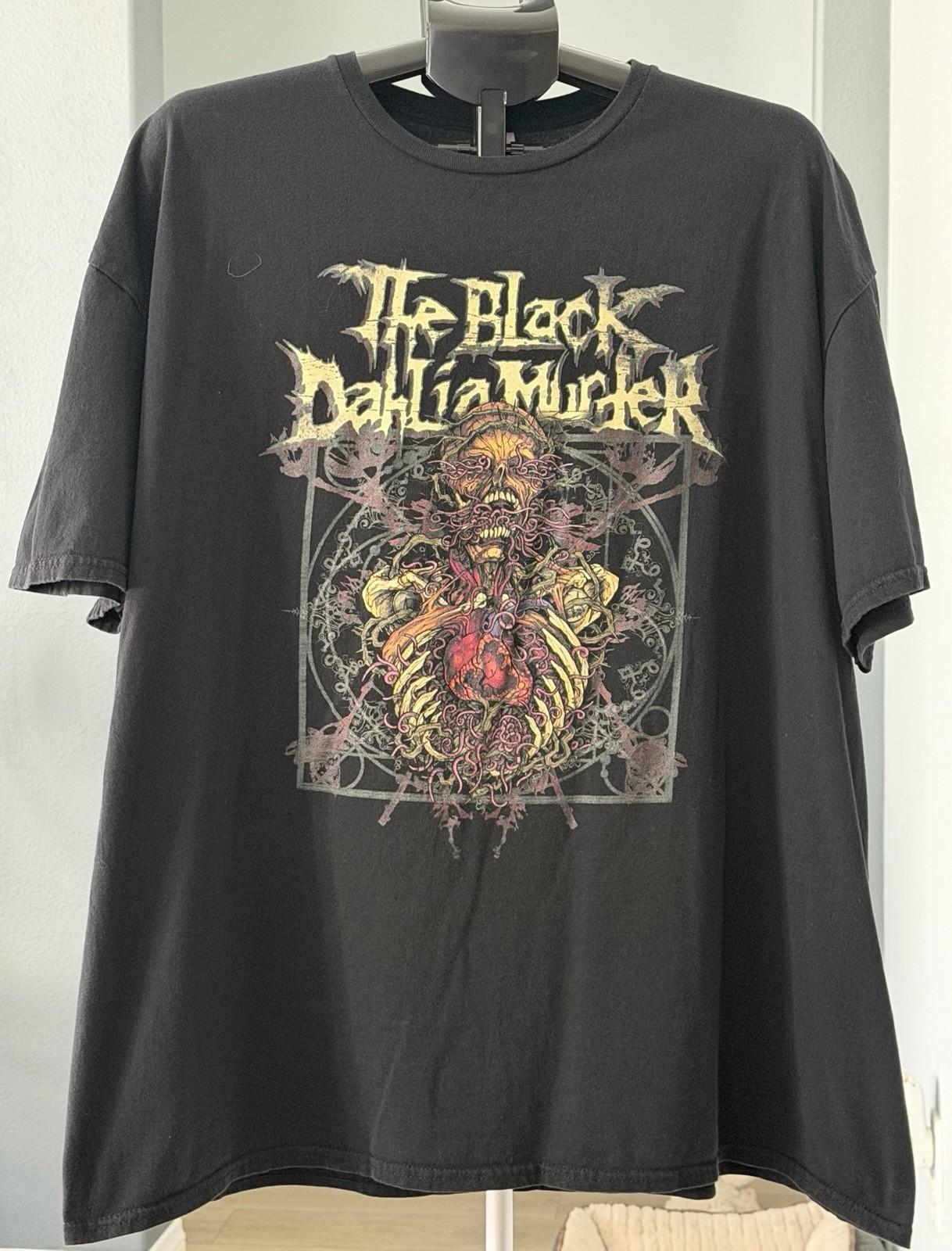 The Black Dahlia Murder Graphic Black Short Sleeve T-Shirt Size XXXL Unisex T-Shirt XXXL