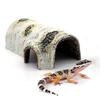Creative Lifelike Hollow Lizard Hideout Caves Trunk Habitats Tortoise Hideout Small Reptile Caves