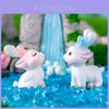 Cute Miniature Resin Deer Figurine For Desktop Decoration Adorable Blind Box Animal Ornament