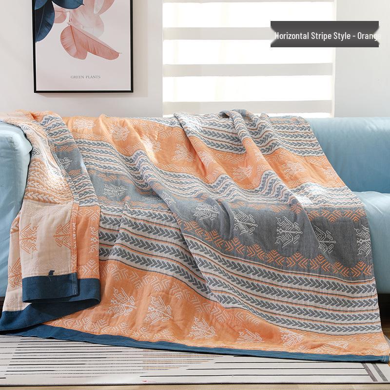 Five-Layer Gauze Summer Blanket: Thin, Cool, and Perfect for Naps