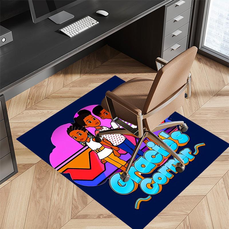 Gracie's Corner Printed Absorbent Washable Carpet, Non-Slip Bathroom Mats, Kitchen Rugs, Yoga Mat,Living Room Entrance, Camping Picnic Rugs