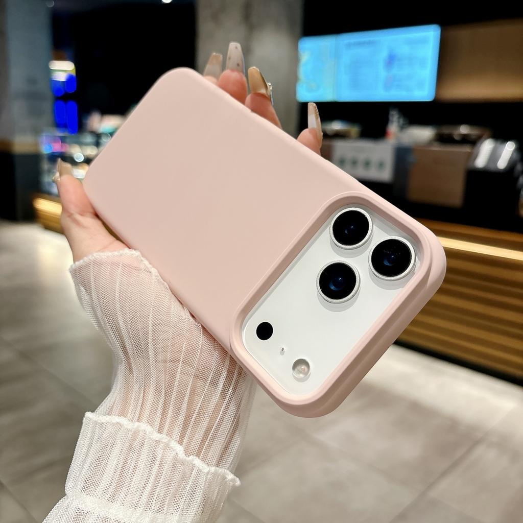 Official Liquid Silicone Fluorescence Candy Color Phone Case For iPhone 17 Air Pro Max Original Colorful Shockproof Bumper Cover