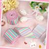 6.3cm 5 Yard Silk Ribbons Accesories DIY Bowknot Colorful Ribbons Flower Package Linen-like Decorative Webbing Wrapping Supplies