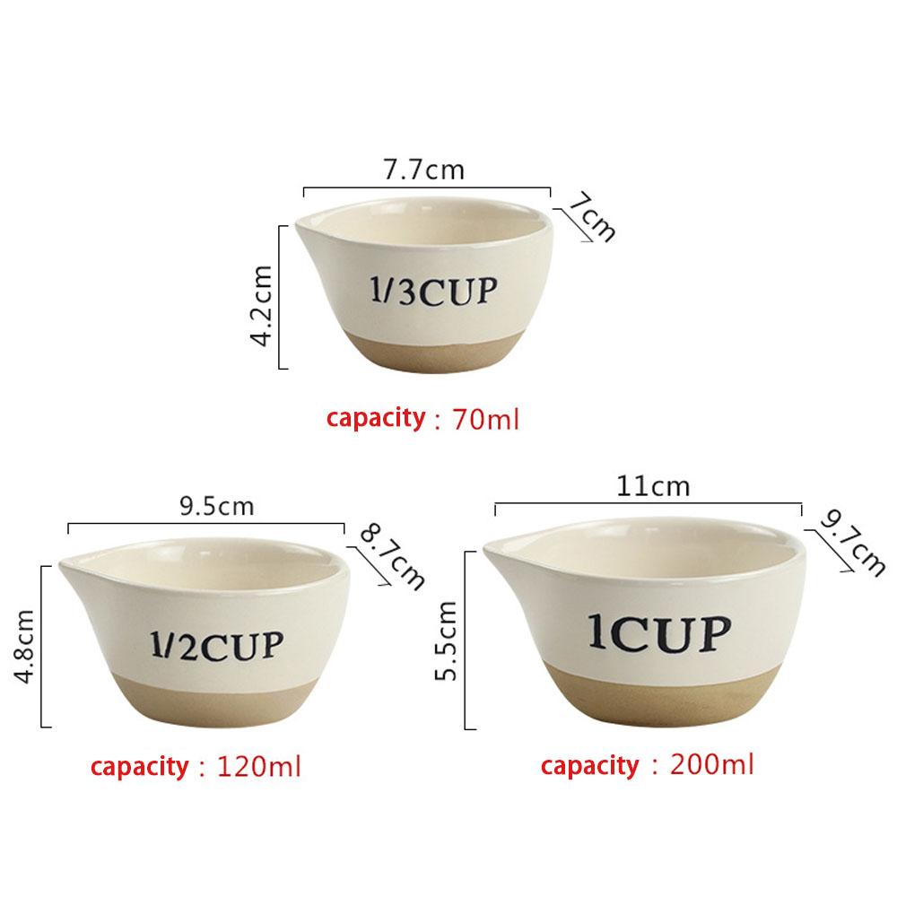 Bowl Bowls Measuring Ceramic Cup Cups Spout Kitchen Baking Mixing Dessert Ramekins Pitcher Sauce Serving Fruit Prep Soup Cake