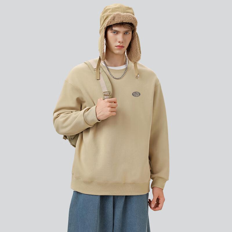 Męska gruba bluza z okrągłym dekoltem z polaru jagnięcego Mark Fairwhale