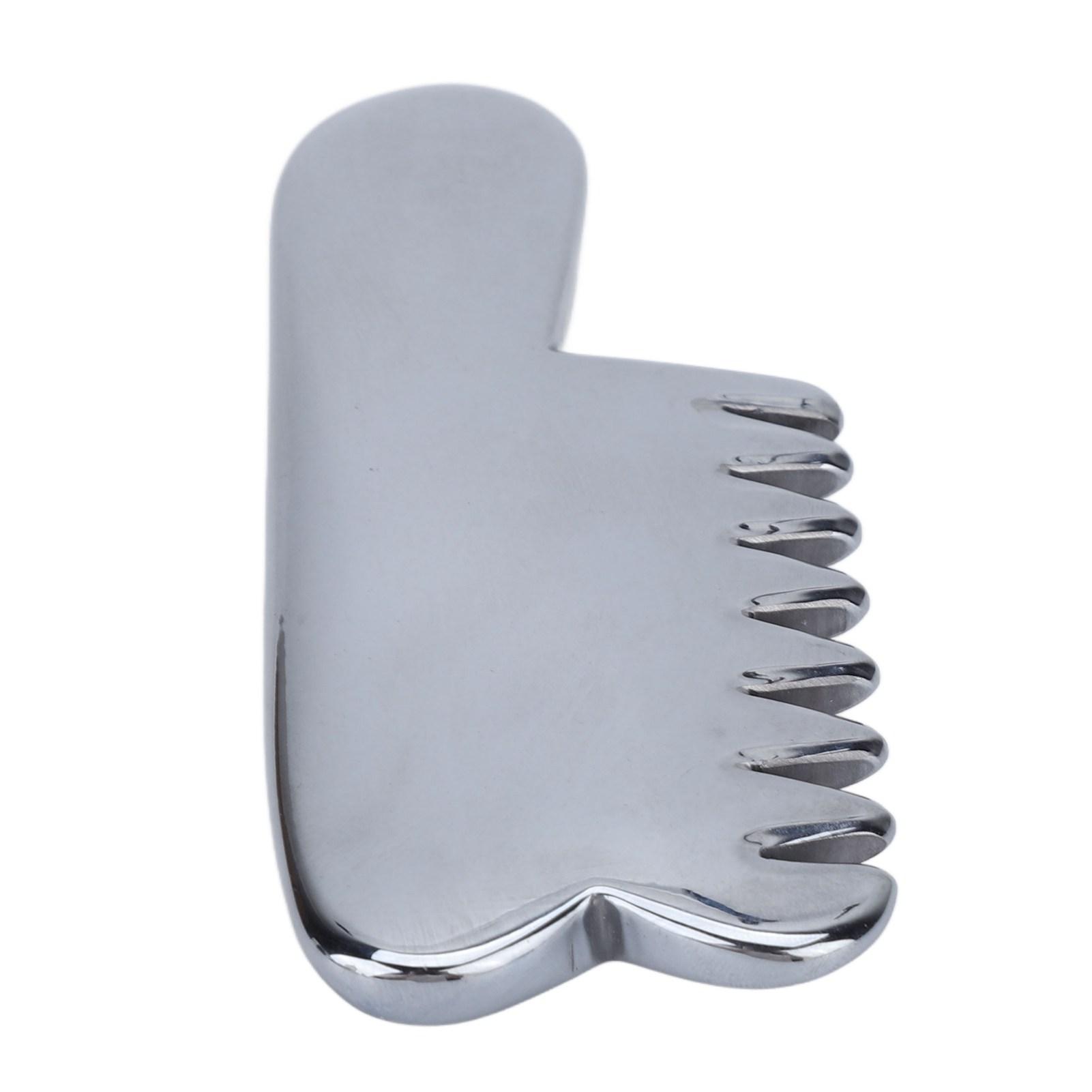 

Расческа с натуральным энергетическим камнем Терагерцовый массаж Легкий портативный бритвенный V-образный гребень для красоты лица