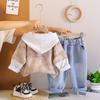 Kids Casual Long-Sleeve Set, Comfortable Daily Wear Outfits