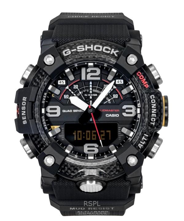 Casio G-Shock Master of G-Land Mudmaster Analog Digital Smartphone Link Black Dial Quartz GG-B100X-1A 200M Men s Watch