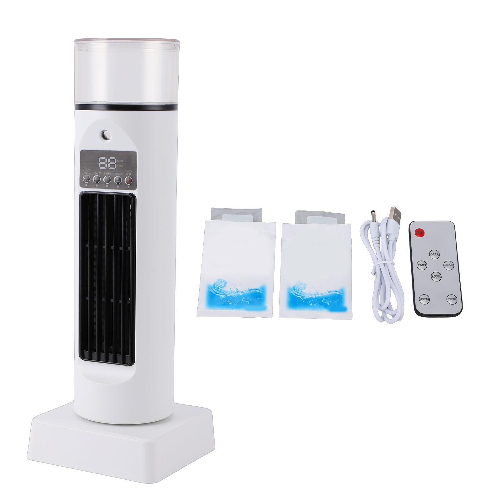 

Tower Fan Energy Saving 6 eed Quiet Bladeless Humidifying Cooling Fan with Timer for Living Room Bedroom