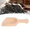 10pcs Wood Bath Salt Scoop Polished Surfaces Eco Friendly Salt Scoop Bath Scoop for Shower Room
