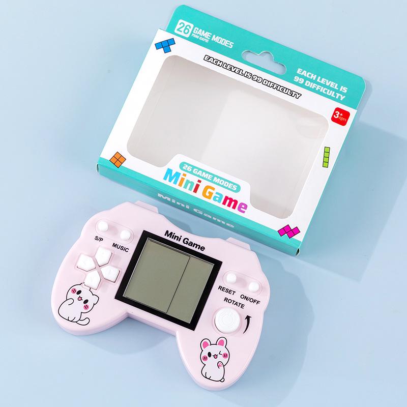Classic Retro Handheld Tetris Game Console for Kids